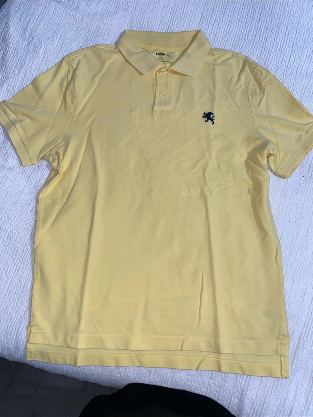 Men's Express Yellow Polo Shirt - Classic Short Sleeve